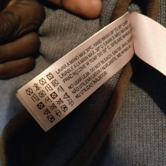 Massimo Dutti Gray WOOL+CASHMERE+ANGORA Cape Poncho Pullover w/Measurements - Picture 9 of 14